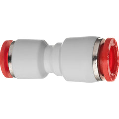 USA Sealing - Plastic Push-To-Connect Tube Fittings Type: Reducing Union Tube Outside Diameter (mm): 10 x 8 - Eagle Tool & Supply