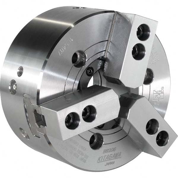 Kitagawa - Power Lathe Chucks Chuck Diameter (Decimal Inch): 6.0000 Number of Jaws: 3 - Eagle Tool & Supply