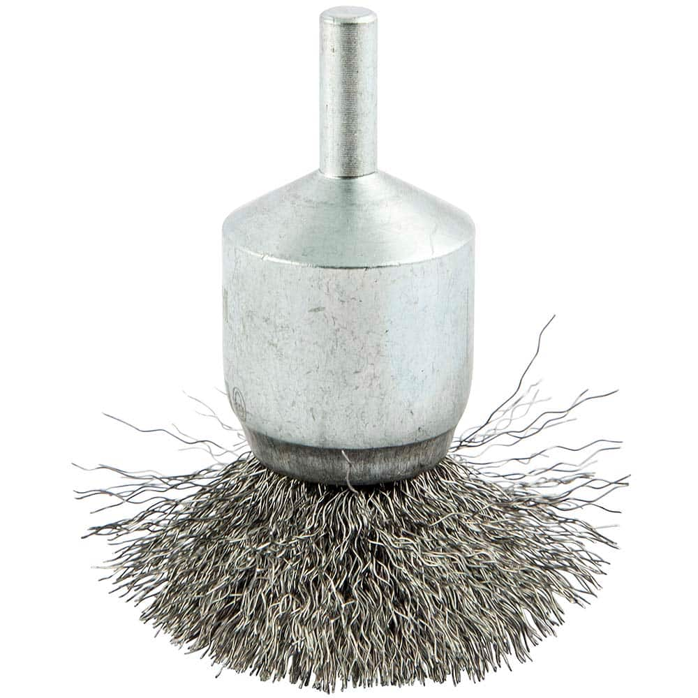 Norton - End Brushes Brush Diameter (Inch): 2 Fill Material: Carbon Steel - Eagle Tool & Supply