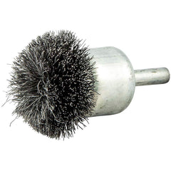 Norton - End Brushes Brush Diameter (Inch): 1-1/2 Fill Material: Carbon Steel - Eagle Tool & Supply