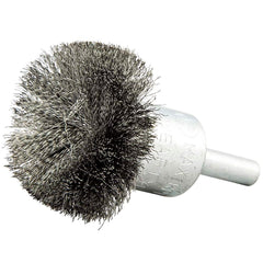 Norton - End Brushes Brush Diameter (Inch): 1-1/2 Fill Material: Carbon Steel - Eagle Tool & Supply