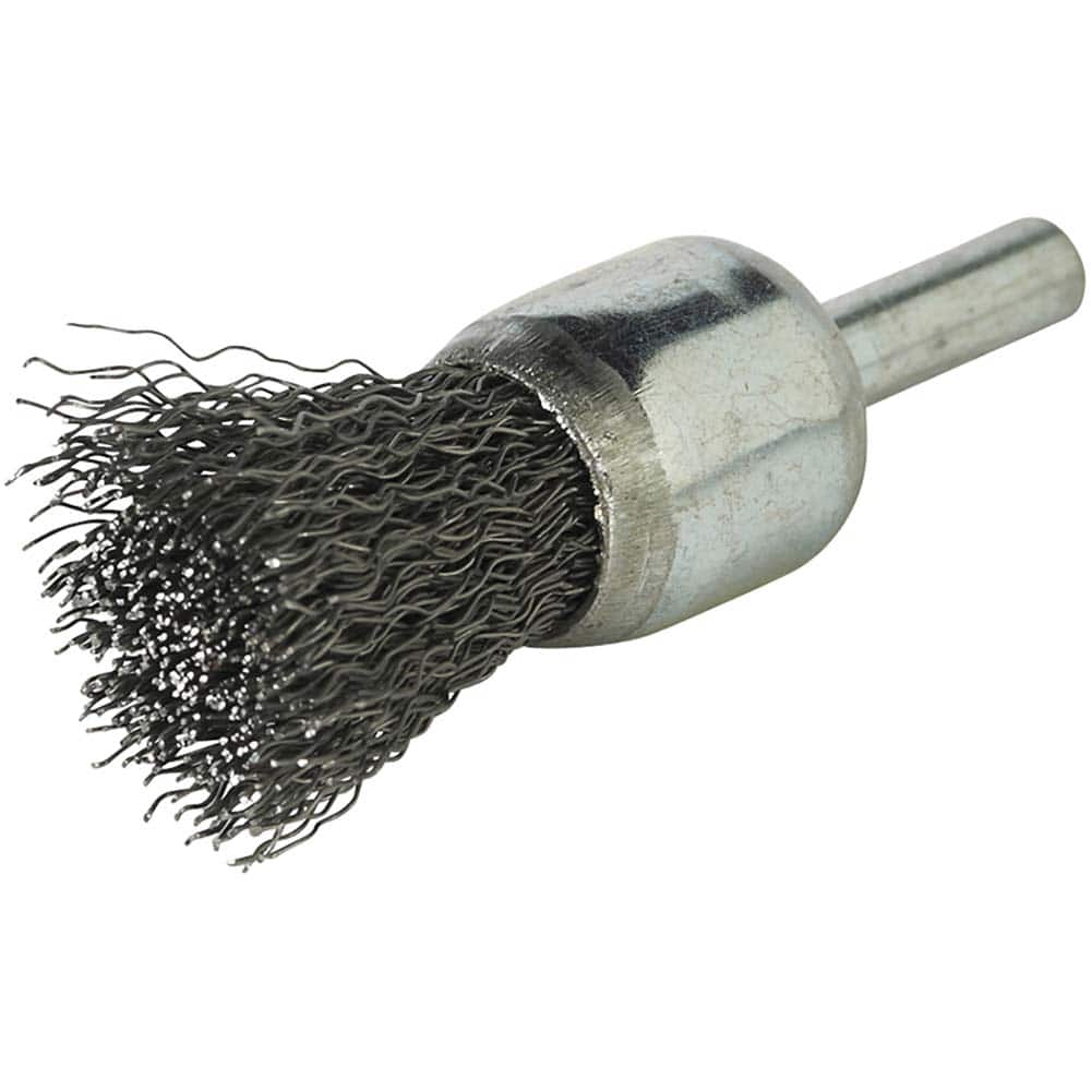 Norton - End Brushes Brush Diameter (Inch): 3/4 Fill Material: Carbon Steel - Eagle Tool & Supply