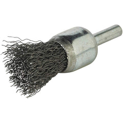 Norton - End Brushes Brush Diameter (Inch): 3/4 Fill Material: Carbon Steel - Eagle Tool & Supply