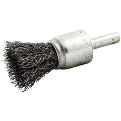 Norton - End Brushes Brush Diameter (Inch): 3/4 Fill Material: Carbon Steel - Eagle Tool & Supply