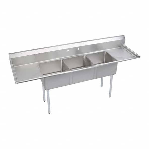 ELKAY - Stainless Steel Sinks Type: Scullery Sink Outside Length: 90 (Inch) - Eagle Tool & Supply