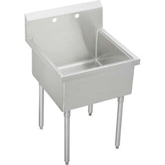 ELKAY - Stainless Steel Sinks Type: Scullery Sink Outside Length: 27 (Inch) - Eagle Tool & Supply