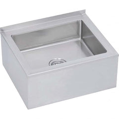 ELKAY - Stainless Steel Sinks Type: Mop Sink-Floor Mounted Outside Length: 24 (Inch) - Eagle Tool & Supply