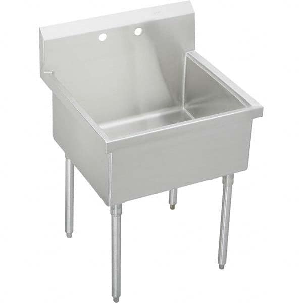 ELKAY - Stainless Steel Sinks Type: Scullery Sink Outside Length: 39 (Inch) - Eagle Tool & Supply