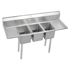 ELKAY - Stainless Steel Sinks Type: Scullery Sink Outside Length: 64 (Inch) - Eagle Tool & Supply