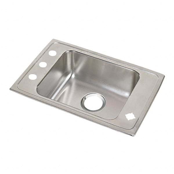 ELKAY - Stainless Steel Sinks Type: Drop In Sink Outside Length: 31 (Inch) - Eagle Tool & Supply