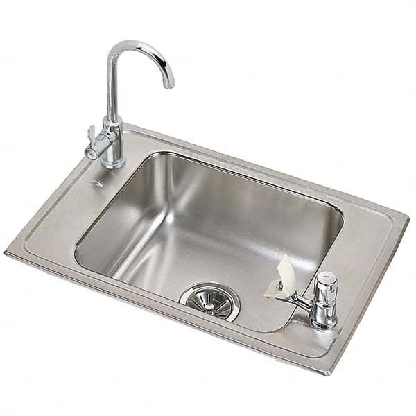 ELKAY - Stainless Steel Sinks Type: Drop In Sink Outside Length: 25 (Inch) - Eagle Tool & Supply