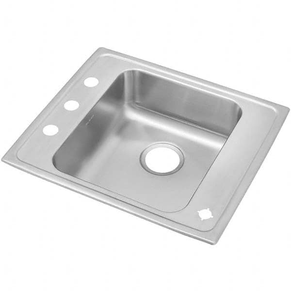 ELKAY - Stainless Steel Sinks Type: Drop In Sink Outside Length: 22 (Inch) - Eagle Tool & Supply