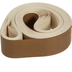 3M Uncoated Cloth Belt 2″ × 48″ J-weight Film-Lok Restricted - Exact Industrial Supply