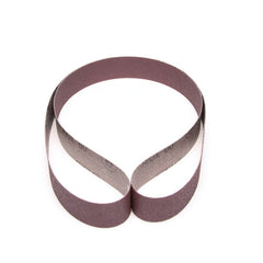 3M Cloth Belt 341D P320 X-weight 6″ × 48″ Top Butt 45 Degree Angle - Exact Industrial Supply