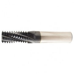 ‎1/4, 3/8-18 4 Flute NPT Solid Thread Mill-TiAlN - Eagle Tool & Supply