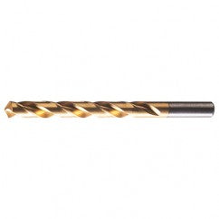 #23 RHS / RHC HSS 118 Degree Radial Point General Purpose Drill - TiN - Eagle Tool & Supply