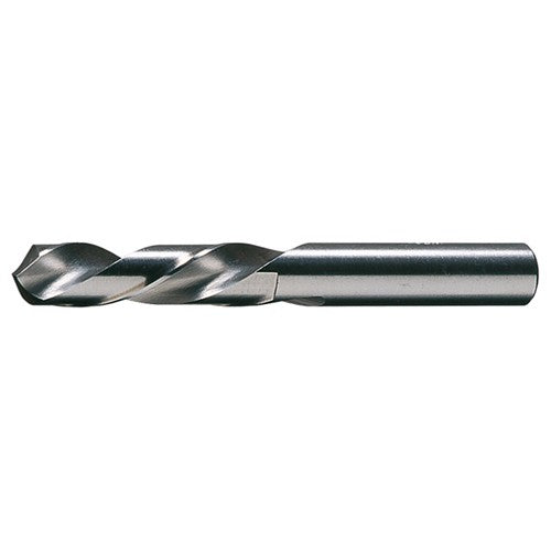 #42 LHS / LHC HSS 118 Degree Radial Point General Purpose Screw Machine Drill (LH) - Bright - Exact Industrial Supply