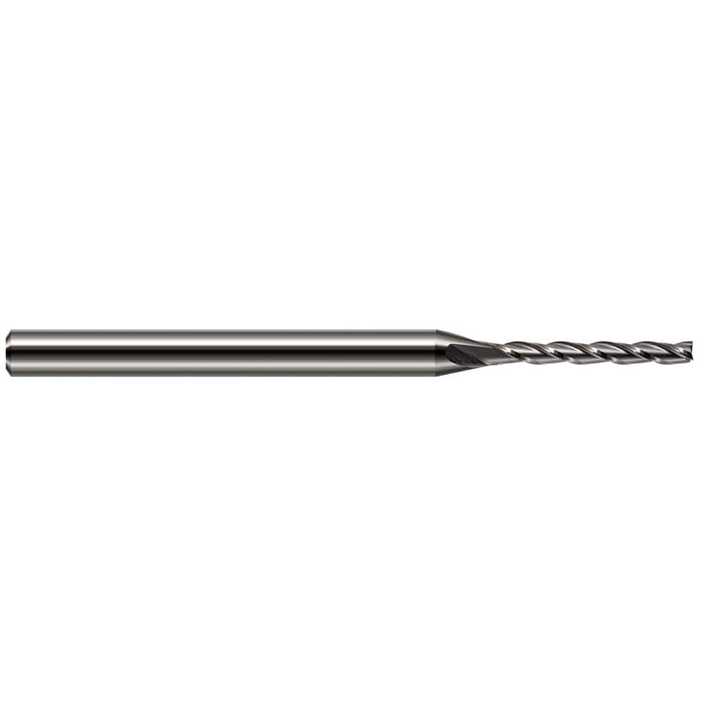Harvey Tool - 0.1", 3/4" LOC, 1/8" Shank Diam, 2-1/2" OAL, 3 Flute Solid Carbide Square End Mill - Exact Industrial Supply