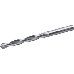 Walter-Titex - 8.8mm 118° Solid Carbide Jobber Drill - Bright Finish, Right Hand Cut, Spiral Flute, Straight Shank, 125mm OAL, N Point - Eagle Tool & Supply