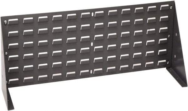 Quantum Storage - 125 Lb Capacity, 8" Deep x 36" Wide x 12" High, Static Dissipative Bench Rack - 1 Side - Eagle Tool & Supply