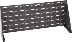 Quantum Storage - 125 Lb Capacity, 8" Deep x 36" Wide x 12" High, Static Dissipative Bench Rack - 1 Side - Eagle Tool & Supply