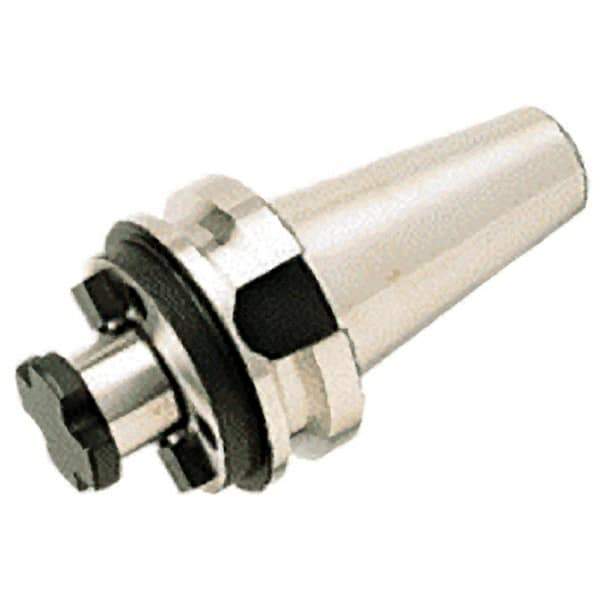 Iscar - BT50 Taper Face Mill Holder & Adapter - 88mm Pilot Diam, 12mm Arbor Length, M24 Mount Hole - Exact Industrial Supply