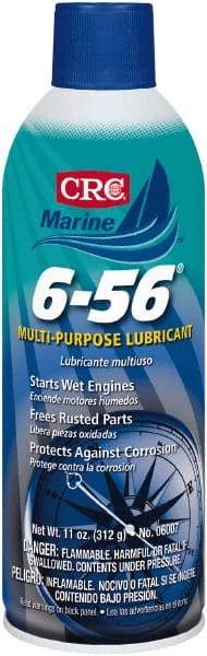 CRC - 16 oz Aerosol Nondrying Film Lubricant - Clear Blue-Green, -50°F to 250°F - Eagle Tool & Supply