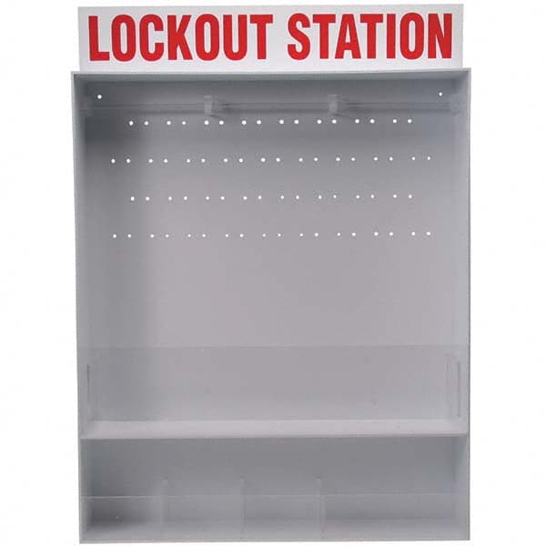 Brady - Empty Polystyrene Lockout Device Station - Eagle Tool & Supply