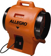 Allegro - 12" Inlet, Electric AC Axial Blower - 1 hp, 2,180 CFM (Free Air), 230 Max Voltage Rating - Eagle Tool & Supply