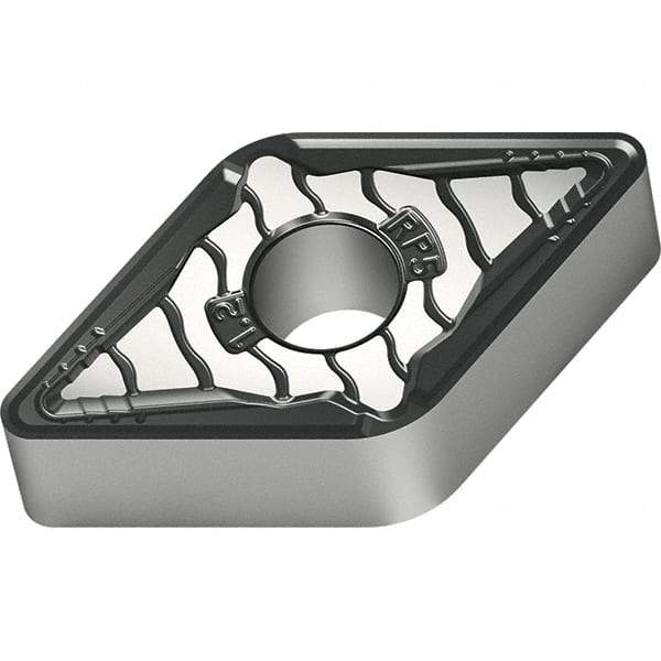 Walter - DNMG443 RP5 Grade WKK20S Carbide Turning Insert - TiCN/Al2O3/TiCN Finish, 55° Diamond, 1/2" Inscr Circle, 1/4" Thick, 3/64" Corner Radius - Eagle Tool & Supply