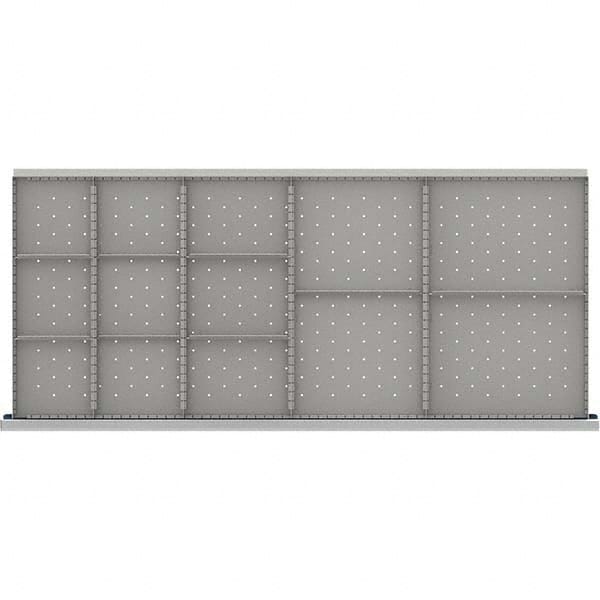LISTA - 13-Compartment Drawer Divider Layout for 3.15" High Drawers - Eagle Tool & Supply