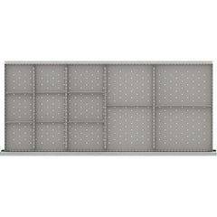 LISTA - 13-Compartment Drawer Divider Layout for 3.15" High Drawers - Eagle Tool & Supply