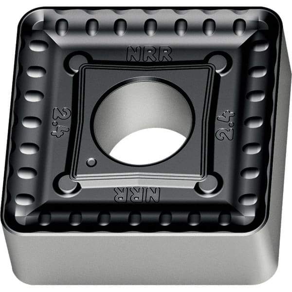 Walter - SNMM856 NRR Grade WPP20S Carbide Turning Insert - TiCN/Al2O3/TiN Finish, 90° Square, 1" Inscr Circle, 5/16" Thick, 3/32" Corner Radius - Eagle Tool & Supply