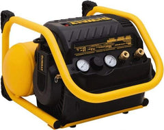 DeWALT - 1.1 hp, 3.0 CFM, Horizontal Portable Compressor - 2.5 Gal Tank, 12 Amp, 200 psi, 120V (60 Hz) - Eagle Tool & Supply