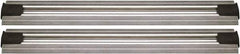 Quantum Storage - 2-1/2" Wide, Open Shelving Accessory/Component - Aluminum, Anodized Aluminum Finish, 180" Long, Use with Wire Shelving Units - Eagle Tool & Supply