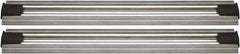 Quantum Storage - 2-1/2" Wide, Open Shelving Accessory/Component - Aluminum, Anodized Aluminum Finish, 72" Long, Use with Wire Shelving Units - Eagle Tool & Supply