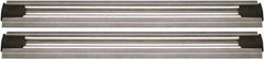 Quantum Storage - 2-1/2" Wide, Open Shelving Accessory/Component - Aluminum, Anodized Aluminum Finish, 84" Long, Use with Wire Shelving Units - Eagle Tool & Supply