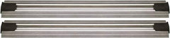 Quantum Storage - 2-1/2" Wide, Open Shelving Accessory/Component - Aluminum, Anodized Aluminum Finish, 96" Long, Use with Wire Shelving Units - Eagle Tool & Supply