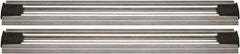 Quantum Storage - 2-1/2" Wide, Open Shelving Accessory/Component - Aluminum, Anodized Aluminum Finish, 156" Long, Use with Wire Shelving Units - Eagle Tool & Supply