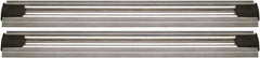 Quantum Storage - 2-1/2" Wide, Open Shelving Accessory/Component - Aluminum, Anodized Aluminum Finish, 144" Long, Use with Wire Shelving Units - Eagle Tool & Supply