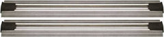Quantum Storage - 2-1/2" Wide, Open Shelving Accessory/Component - Aluminum, Anodized Aluminum Finish, 132" Long, Use with Wire Shelving Units - Eagle Tool & Supply