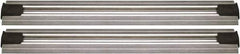 Quantum Storage - 2-1/2" Wide, Open Shelving Accessory/Component - Aluminum, Anodized Aluminum Finish, 108" Long, Use with Wire Shelving Units - Eagle Tool & Supply