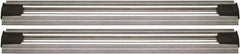 Quantum Storage - 2-1/2" Wide, Open Shelving Accessory/Component - Aluminum, Anodized Aluminum Finish, 228" Long, Use with Wire Shelving Units - Eagle Tool & Supply