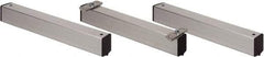 Quantum Storage - 2" Wide, Open Shelving Accessory/Component - Aluminum, Anodized Aluminum Finish, 21" Long, Use with Wire Shelving Units - Eagle Tool & Supply