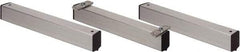 Quantum Storage - 2" Wide, Open Shelving Accessory/Component - Aluminum, Anodized Aluminum Finish, 30" Long, Use with Wire Shelving Units - Eagle Tool & Supply
