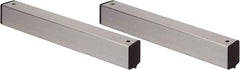 Quantum Storage - 2" Wide, Open Shelving Accessory/Component - Aluminum, Anodized Aluminum Finish, 24" Long, Use with Wire Shelving Units - Eagle Tool & Supply
