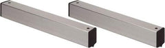 Quantum Storage - 2" Wide, Open Shelving Accessory/Component - Aluminum, Anodized Aluminum Finish, 30" Long, Use with Wire Shelving Units - Eagle Tool & Supply
