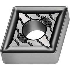 Walter - CNMG644 MK5 Grade WKK10S Carbide Turning Insert - TiCN/Al2O3/TiCN Finish, 80° Diamond, 3/4" Inscr Circle, 1/4" Thick, 1/16" Corner Radius - Eagle Tool & Supply
