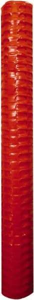 Tenax - 100' Long x 4' High, Orange Temporary Warning Barrier Fence - 1-3/4" x 1-3/4" Mesh - Eagle Tool & Supply