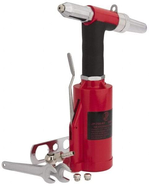 PRO-SOURCE - 1/8, 5/32 & 3/16" Capacity, Air Riveter - 4 CFM, 16mm Long Stroke, 1/4 NPT Inlet - Eagle Tool & Supply